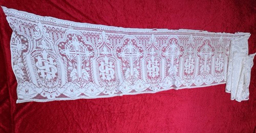 Altardecke ihs maria monogramm - altardecke,