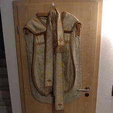 Messgewand antik selten beige