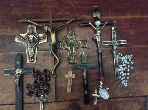 Sammlung von kruzifixen - sammlung,