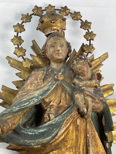 Antike mondsichelmadonna - antike, /