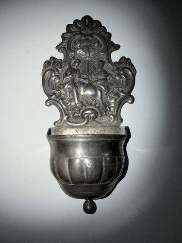 Weihwasserkessel zinn barock - zinn,