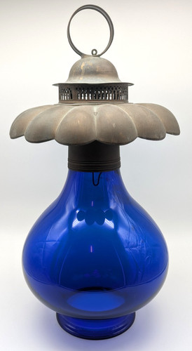 Biedermeier laterne blaues - biedermeier, laterne,
