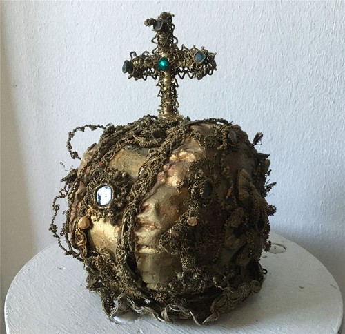 Antike große barock krone mit - antike,