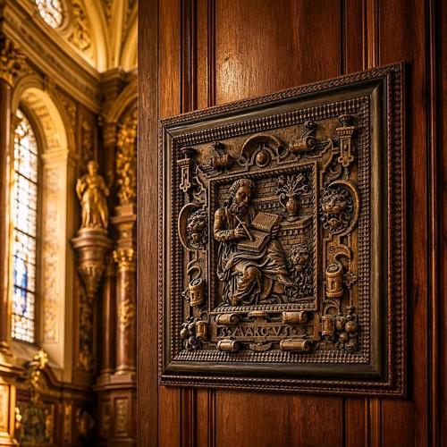 Barock relief heiliger markus - barock,