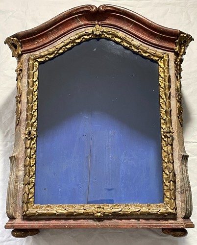 Antike vitrine schrein holz - /,