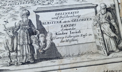 Kupferstich 1725 von antik - um,