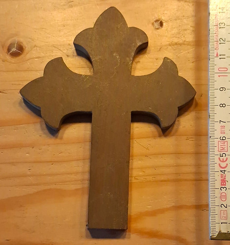 Holzkreuz braun altes - holzkreuz,